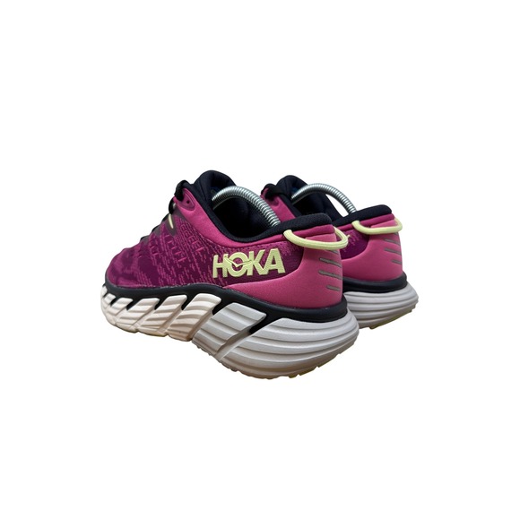 Hoka Gaviota 4 Womens 10 Running Shoes Festival Fuchsia Black Grape 1123199-FFBG - Picture 6 of 12
